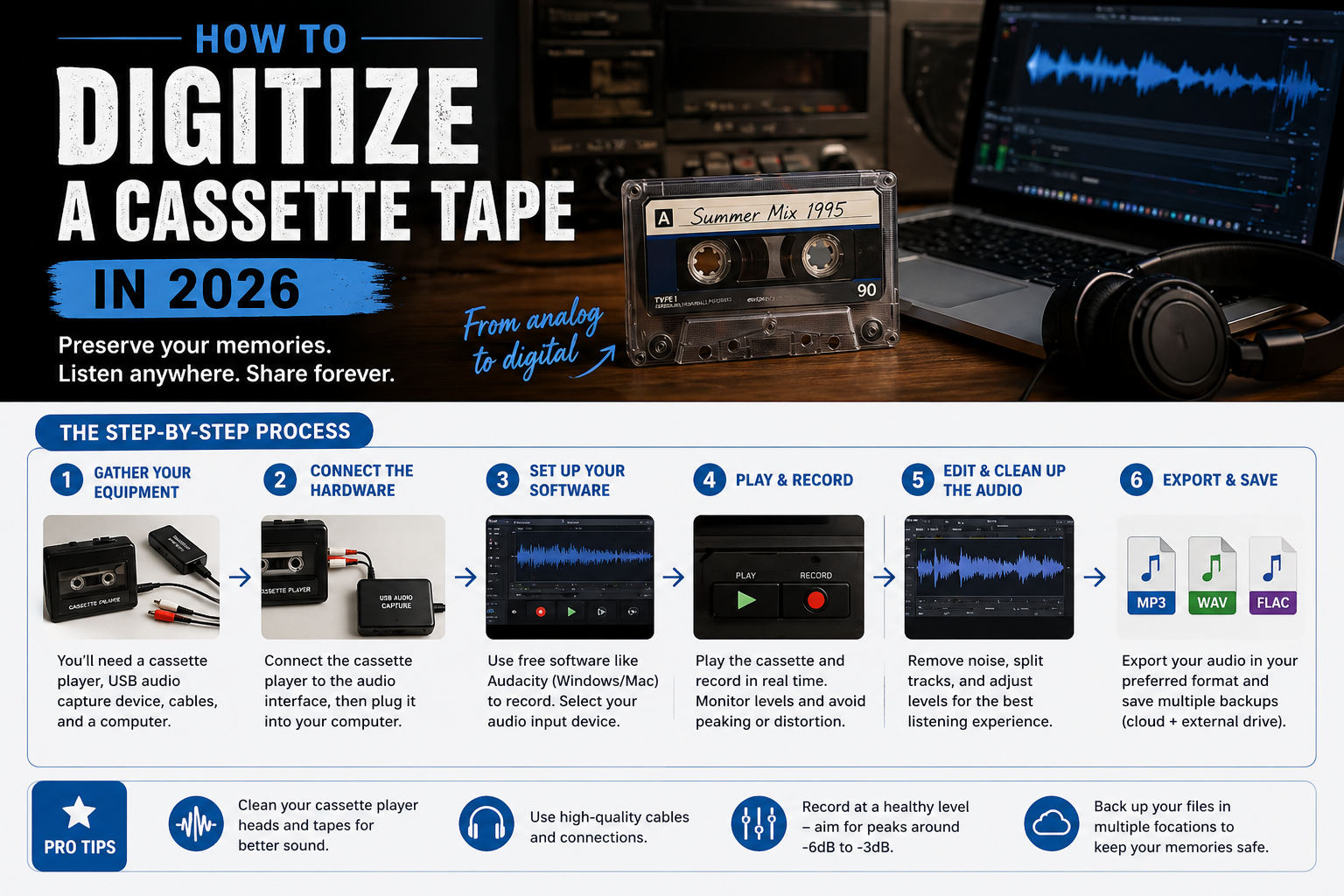 digitize a cassette tape