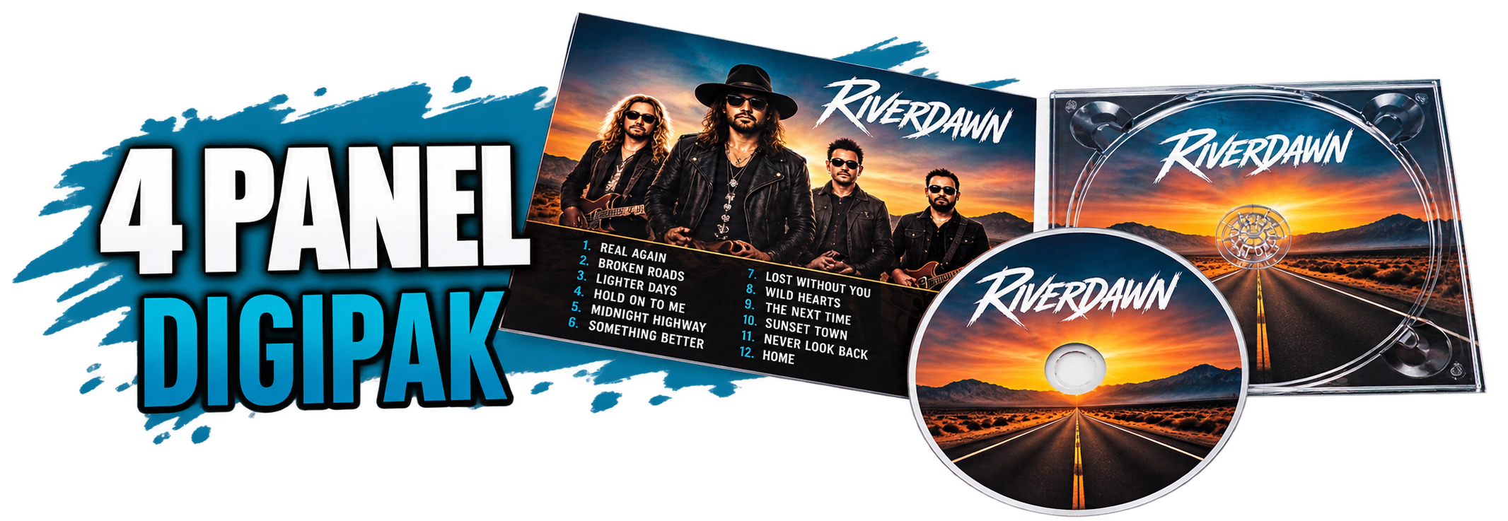 Riverdawn 4 Panel Digipak Showcase Riverdawn 4 Panel Digipak Showcase